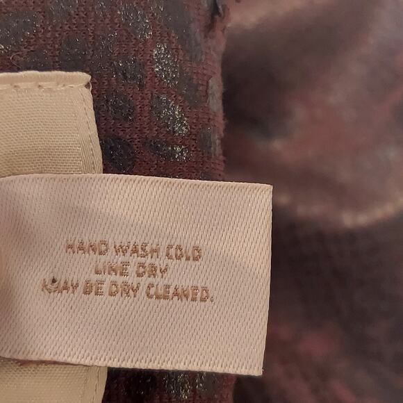 Chicos Sheath Dress Size 1 Medium Brown Mixed Animal Print Safari Knee Length - Picture 9 of 9